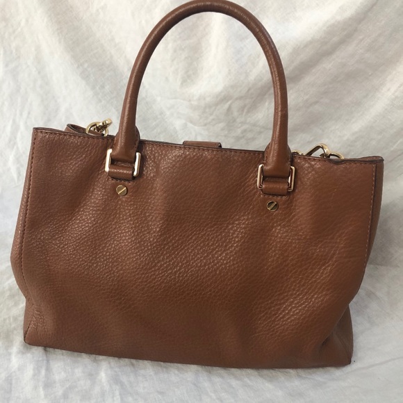Michael Kors Brown Leather Satchel - Picture 5 of 10
